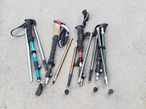 Lot of 4 Individual Folding Trekking Poles - Acenilen - Basalt -Koviti -Songwin