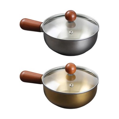 Mini Butter Schmelztopf Antihaft Edelstahl Kochtopf mit klarem Deckel für