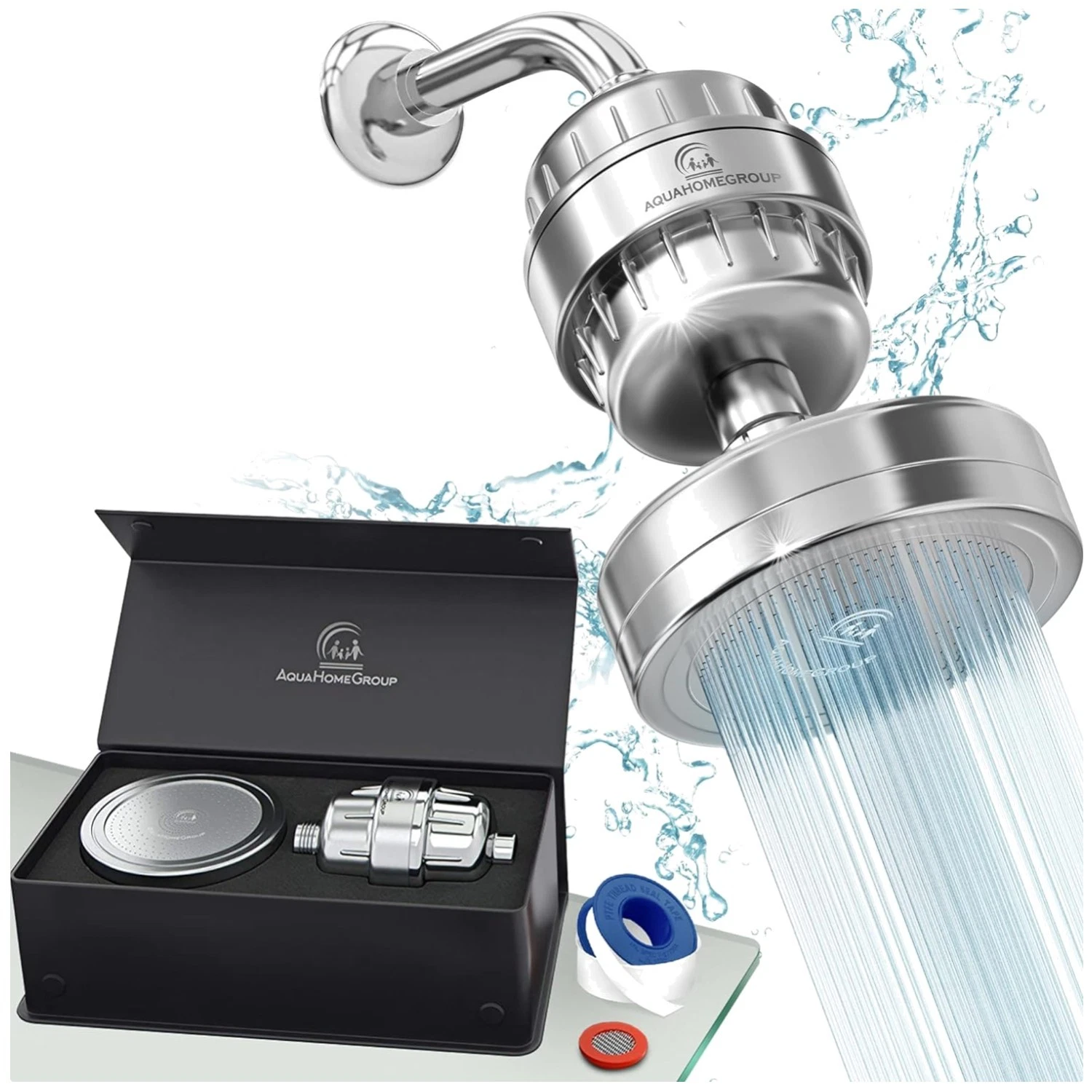 Luxury Handheld Shower Head with 20+3 Stage Filtration