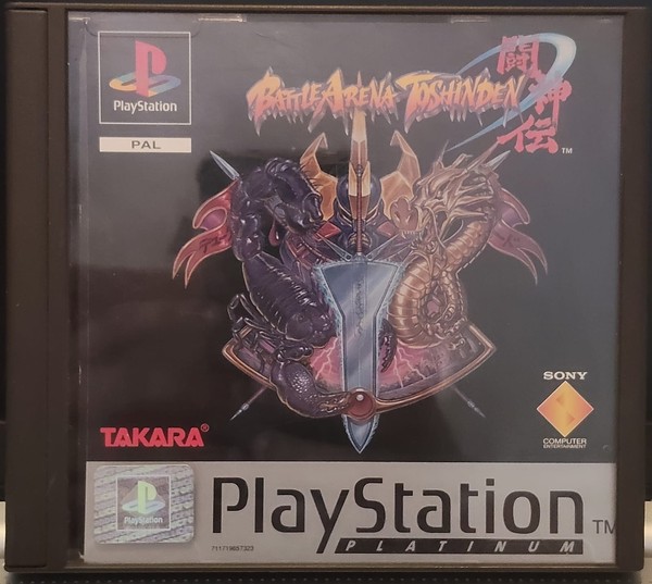 Battle Arena Toshinden Ps1 Platinum playstation 1  PAL
