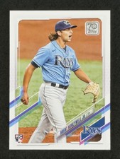 Brent Honeywell Jr RC 70th Anniversary Topps Update US246 2021 Rays Rookie Card