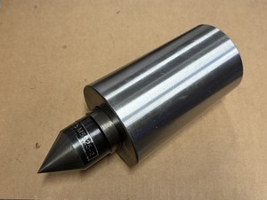 Mystery Taper (0.73”/‘) to Morse Taper 5 lathe spindle adapter + MT5 dead center