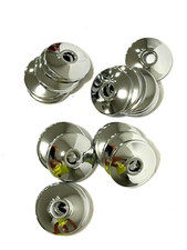 36 Pieces Chrome Plated Escutcheon Flange Cover