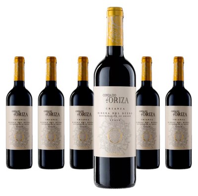 6 x Condado De Oriza Crianza Ribera Del Duero   2023