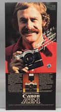 Magazine Ad Print Design Advertising Canon AE-1 Program Camera