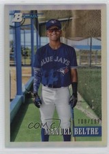 2021 Bowman Heritage Prospects Chrome Refractor 108/199 Manuel Beltre #194 3c2