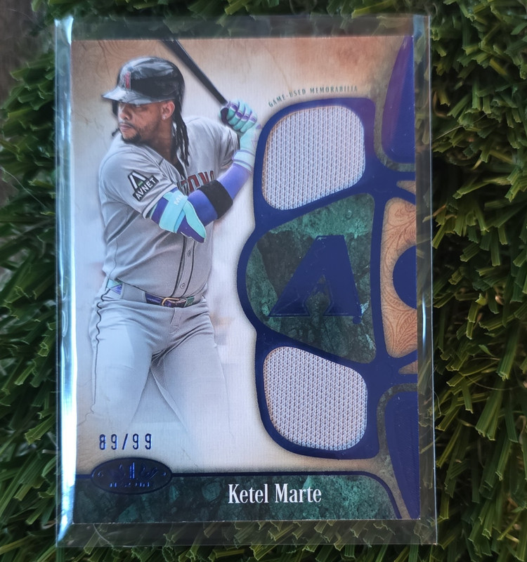 Topps Ketel Marte Game-Used Memorabilia Patch 89/99 Arizona Diamondbacks