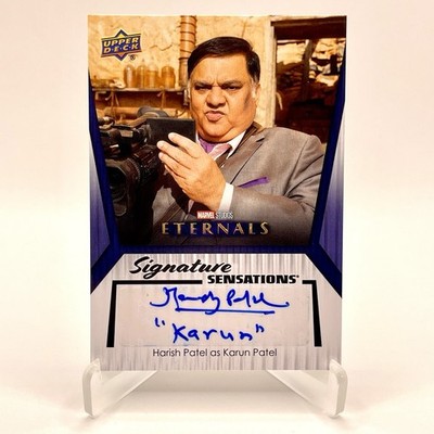Upper Deck 2024 Marvel Series 2 Cinematic - Signature Sensations - Karun Patel