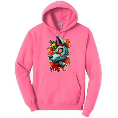 NEW Art Society TATTOO FLASH VOL. 6 NEON PINK Hoodie SMALL-4XLARGE MADE IN USA