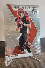 2020 Panini Mosaic - Joe Burrow - NFL Debut ROOKIE CARD #261 (RC) BENGALS. rookie card picture