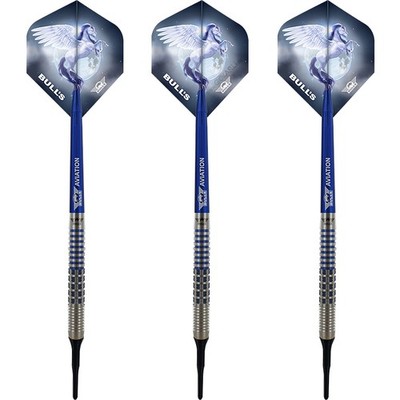 BULL'S NL Soft Darts Blue Pegasus Barrel A 95% Softtip Darts Softdart 18g