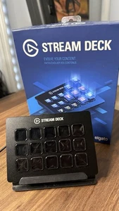 Elgato Stream Deck - Live Content Creation Controller with 15 Customizable LCD K