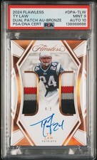 2024 PANINI FLAWLESS  TY LAW DUAL PATCH AUTO BRONZE /6