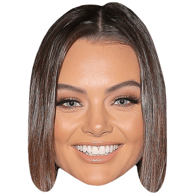 Kendall Rae Knight (Smile) Celebrity Mask, Flat Card Face, Fancy Dress Mask