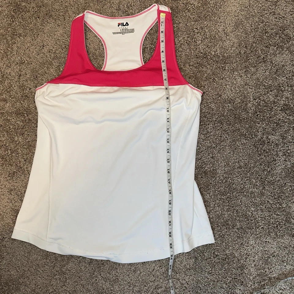 Regata feminina FILA Sport L treino, tênis, golfe, caminhada casual - Imagem 4 de 4