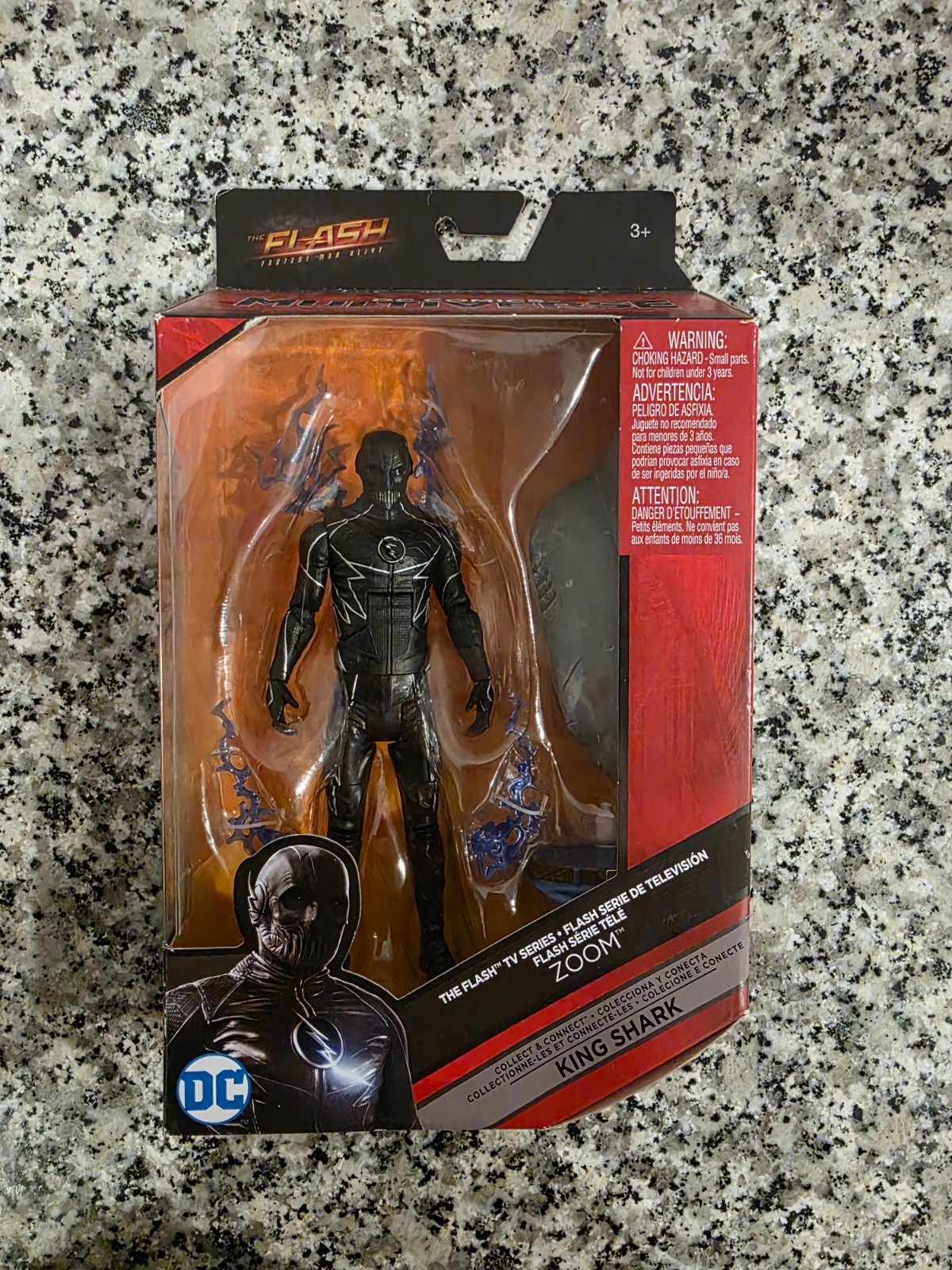 Zoom The Flash BAF King Shark DC COMICS Multiverse Mattel MI