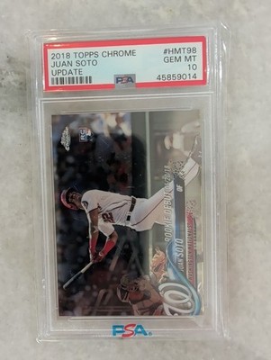 2018 Topps Chrome Update - Rookie Debut Juan Soto #HMT98 (RC)