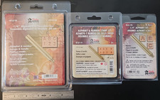 3 New TANDY LEATHER STAMP SETS 103 Pieces Upper Case Letters Numbers Symbols