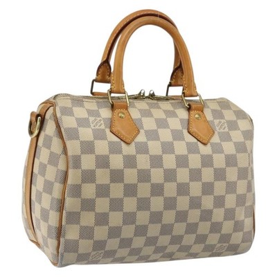 LOUIS VUITTON Damier Azur Speedy Bandouliere 25 Hand Bag N41000 LV