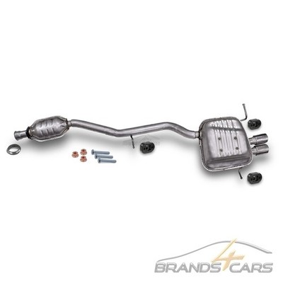 ATEC ENDSCHALLDÄMPFER FÜR MERCEDES C-KLASSE CL203 180 200 230 Kompressor 02-08