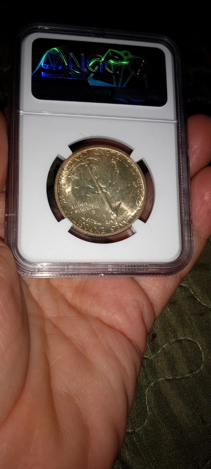 VINTAGE  US COIN 1936 CLEVELAND DOLLAR MS 64 HISTORICAL  MEMORABILIA COINS  - Image 4 of 4