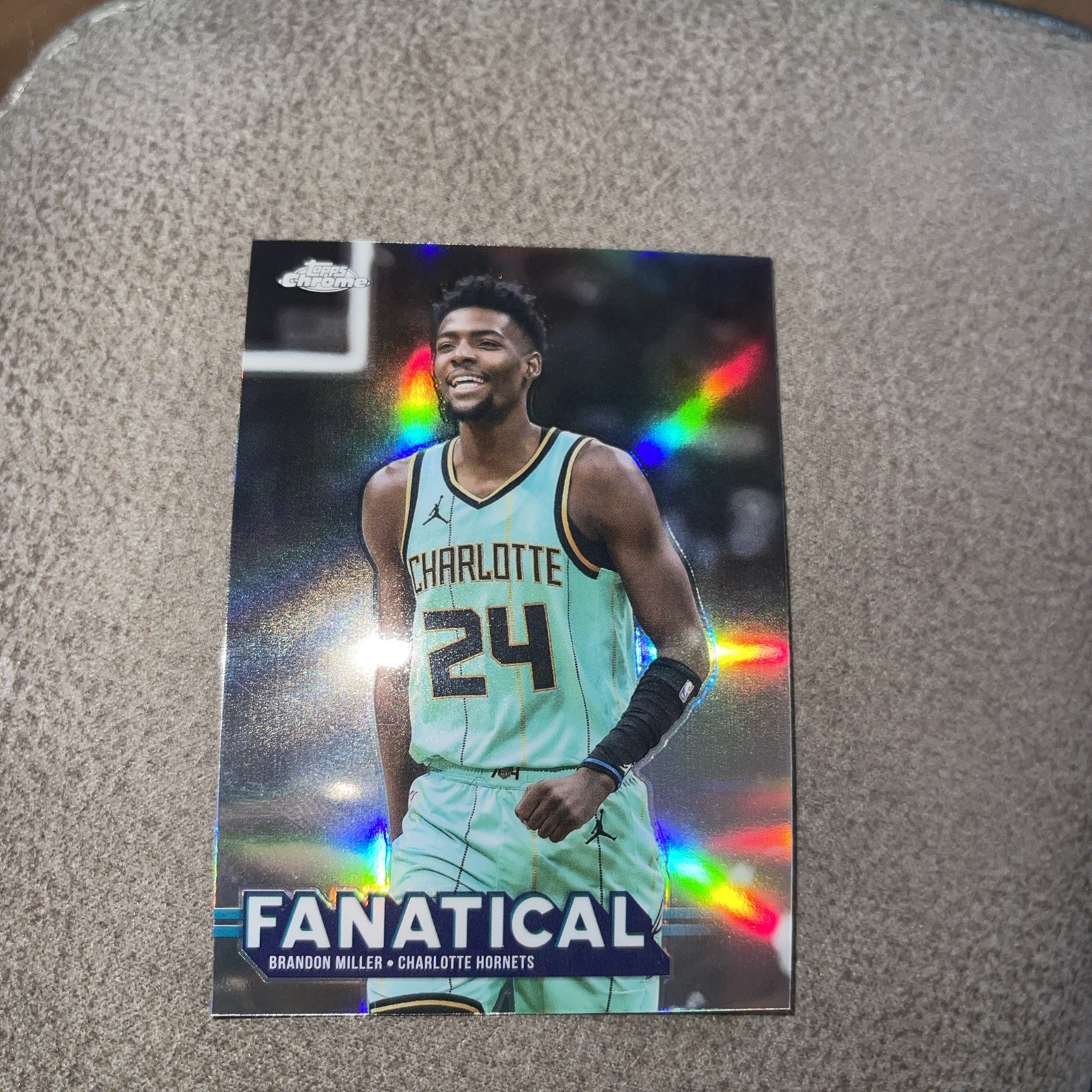 2025 Topps Chrome - Brandon Miller Fanatical SSP Case Hit Hornets