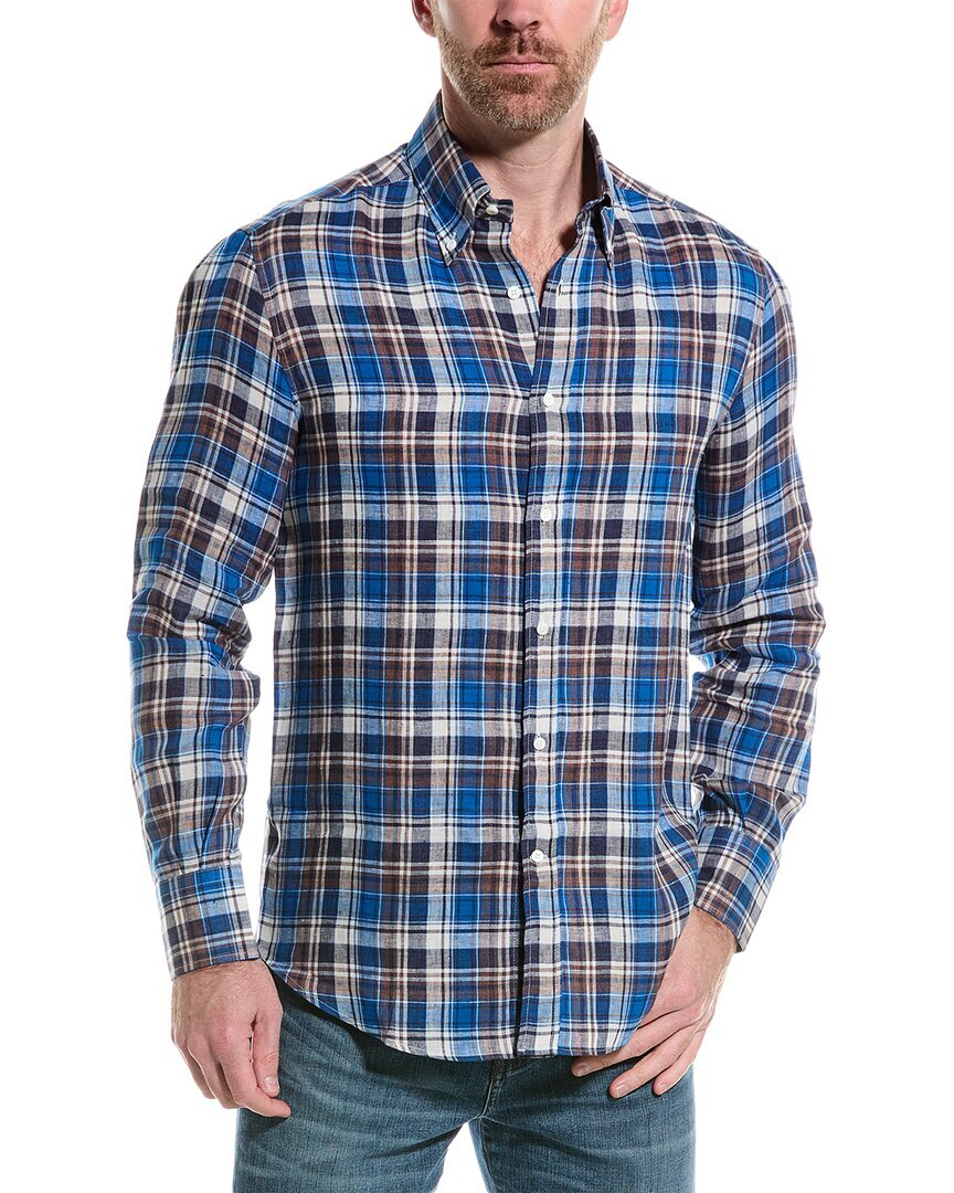 Льняная рубашка Brunello Cucinelli Мужская S 49990₽