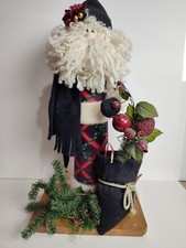 Handmade VTG Santa Claus Primitive Folk Art