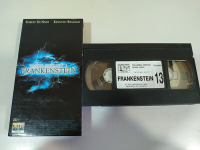 Frankenstein Mary Shelley´s Robert de Niro Kenneth Branagh VHS Pelicula Español