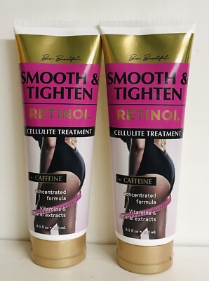 2-Pack Bio Beautiful ~ Retinol Smooth & Tighten Cellulite Treatment w/ Caffeine