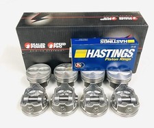 4.125 Bore Dia. H400cp Flat Top Pistons Moly Rings Kit 1970-80 Chevy Sb 400 4.125 Bore Dia. H400cp Flat Top Pistons Moly Rings Kit 1970-80 Chevy Sb 400