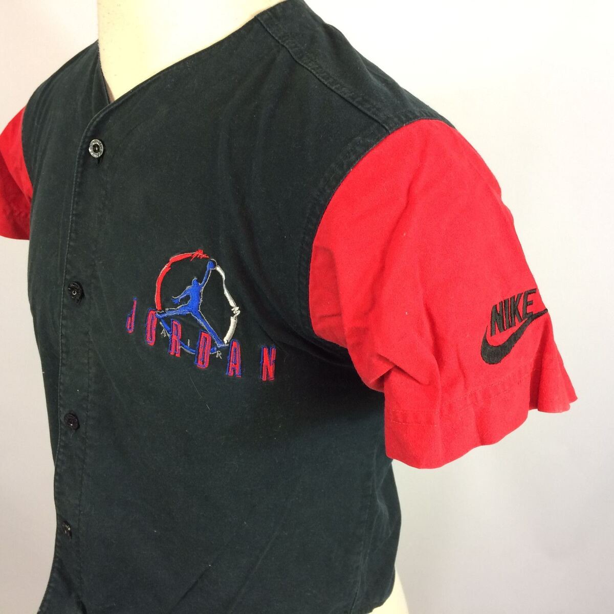 Raro De Colección Años 80 90 Nike Michael Air Jordan Zapatos Camiseta Béisbol Camisa S/XS