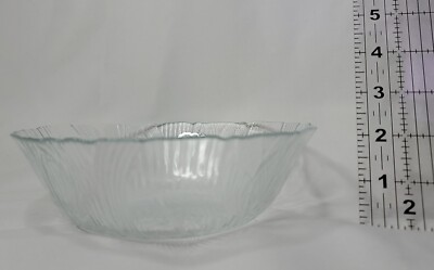 Discontinued Arcoroc Canterbury  Design Clear Glass Cereal Bowl