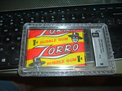 1958 Topps Zorro 1 Cent Wax Pack GAI MINT 9 Sealed Unopened | eBay