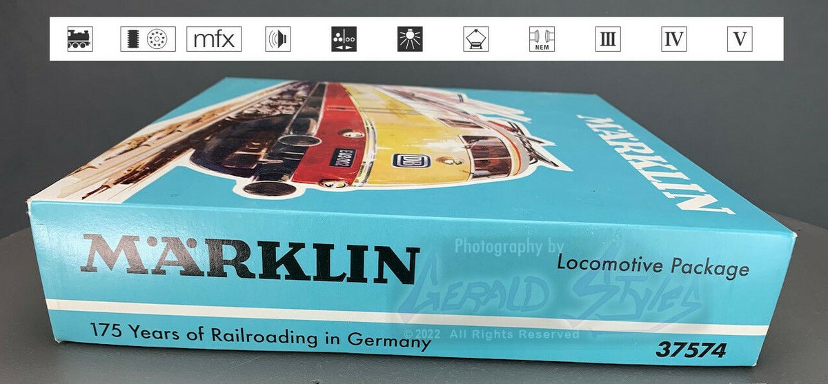 Märklin H0 3757 mit transparenten Gehäuse Lokomotive Originalverpackt