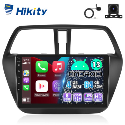 8-Core 4+64GB Carplay Android13 Radio Für Suzuki SX4 S-Cross 2012-2016 Navi WIFI