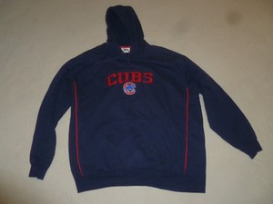 cubs pullover sweatshirt baseball chicago lee xl mens sport