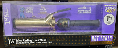 *NEW* Hot Tools Pro Artist 24k Gold 1-1/2'' Curling Iron | Long Lasting Defined