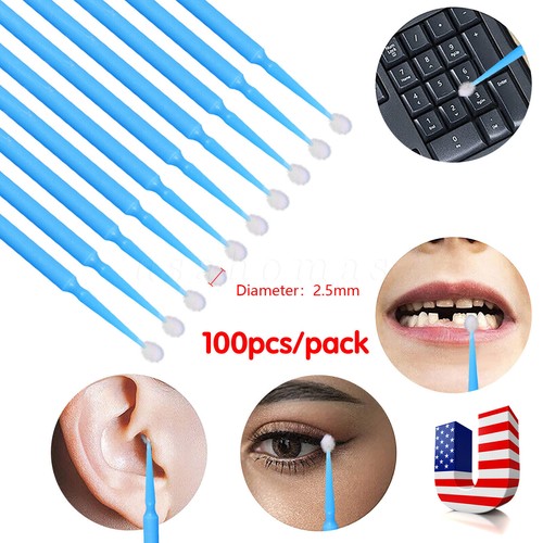 USA Micro Brushes Applicators Microbrush Dental Applicator Tips 4 Colors - Picture 8 of 54