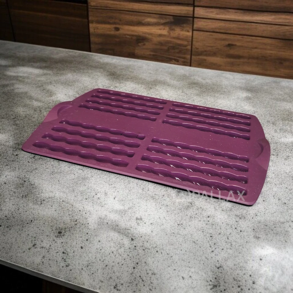 TUPPERWARE H53 SILIKONFORM STÄBCHEN LILA BACKFORM - Bild 2 von 2