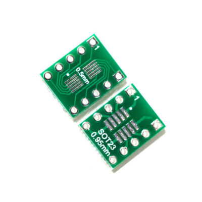 10PCS IC SOT23 SSOP10 MSOP10 UMAX to DIP 0.5/0.95mm Adapter PCB Board Converter 