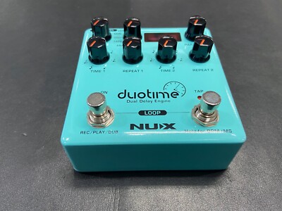 NuX NDD-6 Duotime Dual Delay Engine Pedal New! | eBay