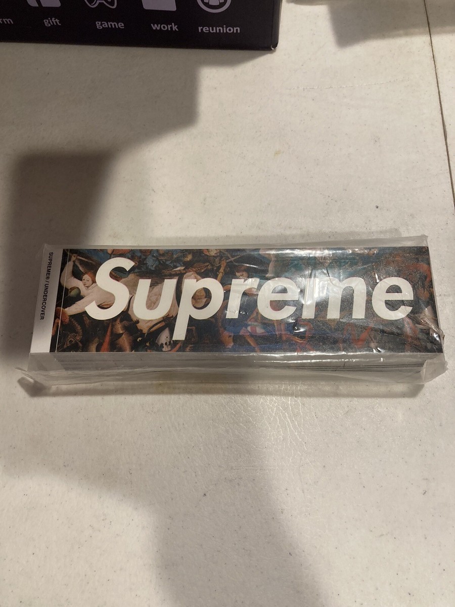 Supreme NY x Undercover Angels Box Logo Sticker Rare