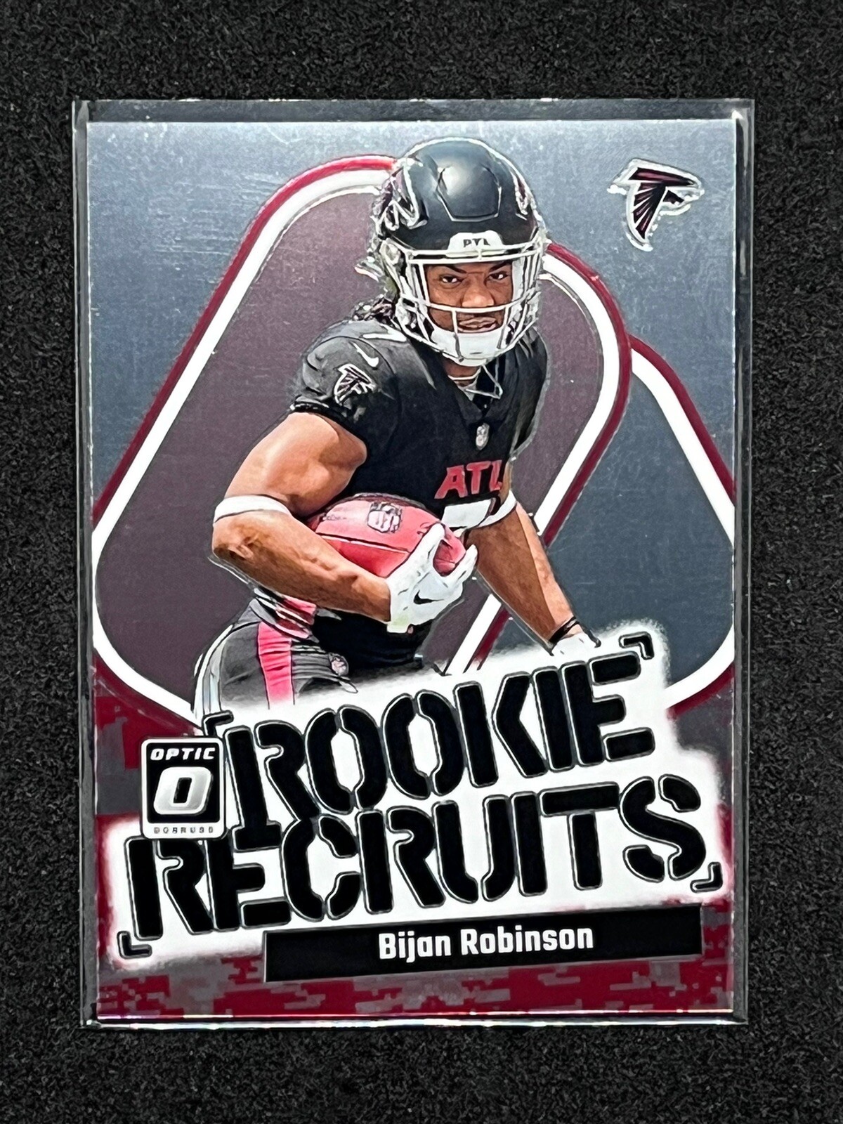 2023 Donruss Optic Rookie Recruits RC #2 Bijan Robinson Atlanta Falcons