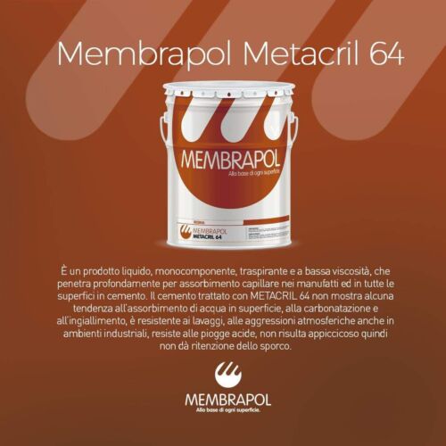 Membrapol Metacril 64 Resina Metacrilica Trasparente Protettivo pavimentazioni - Afbeelding 2 van 20