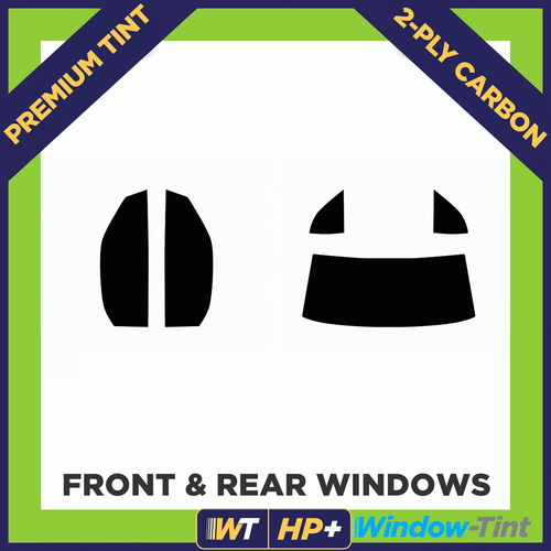 For Mercedes SLK Roadster 96-04 Carbon Pre Cut Window Tint Full 2-ply HP+ - Picture 2 of 10