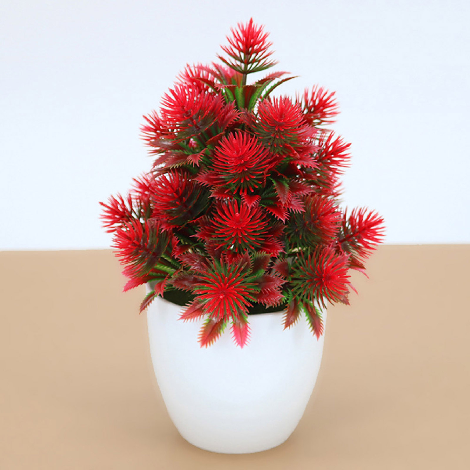 1pc Fake Plant Artificial Vivid Artificial Bonsai Flower Plastic eBay