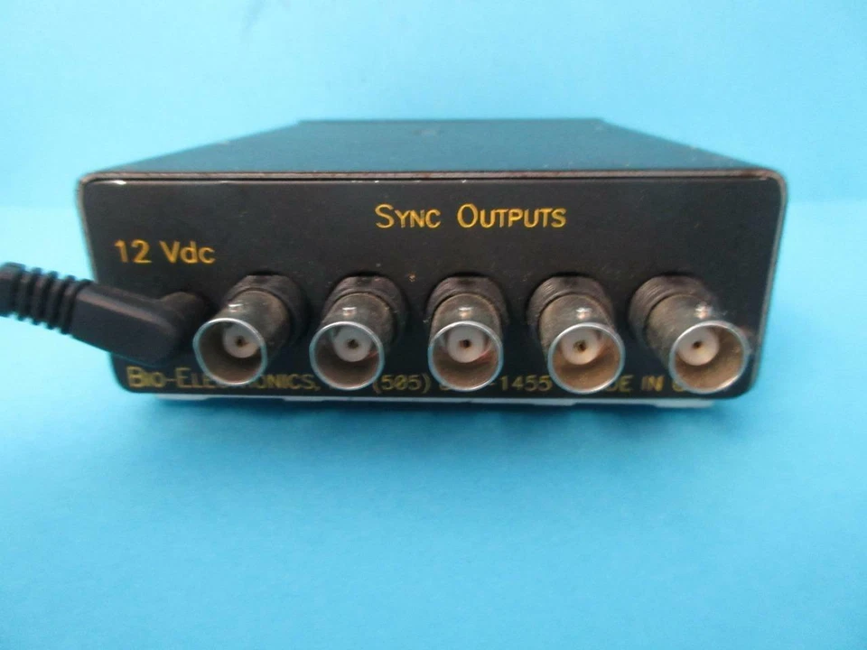 BIO-ELECTRONICS INC SG-5B BLACK BURST GENERATOR SYNC OUTPUTS USED WORKS GREAT - Image 3 of 4