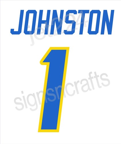 Los Angeles Chargers STICKER DECAL 2024 Herbert Bosa Perryman Mack James Samuel+ - Picture 11 of 33