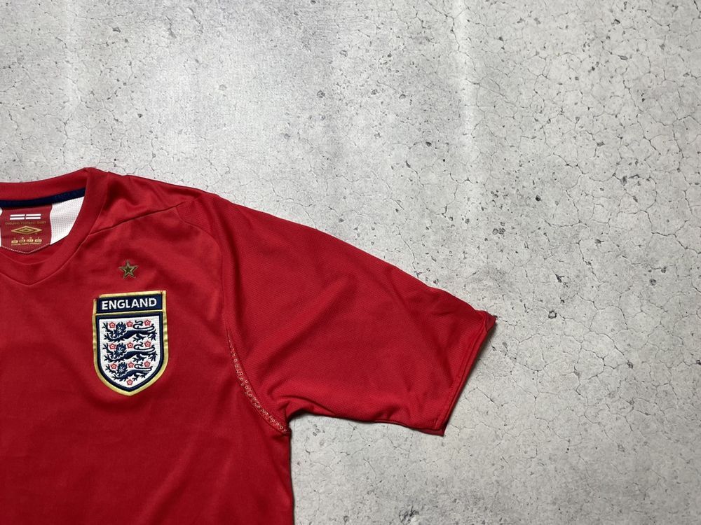 Steven Gerrard #4 England Soccer National Team Umbro Jersey